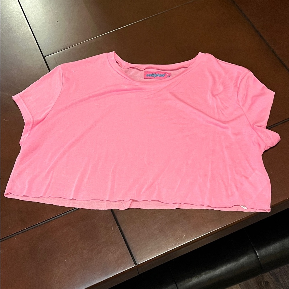 Edikted Pink Crop Top